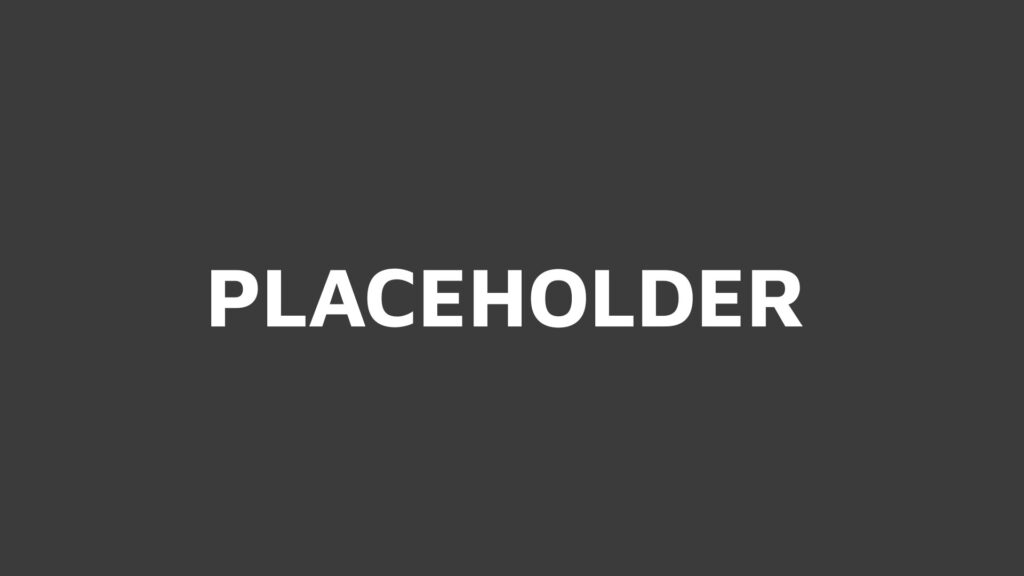 An image of text saying "Placeholder"