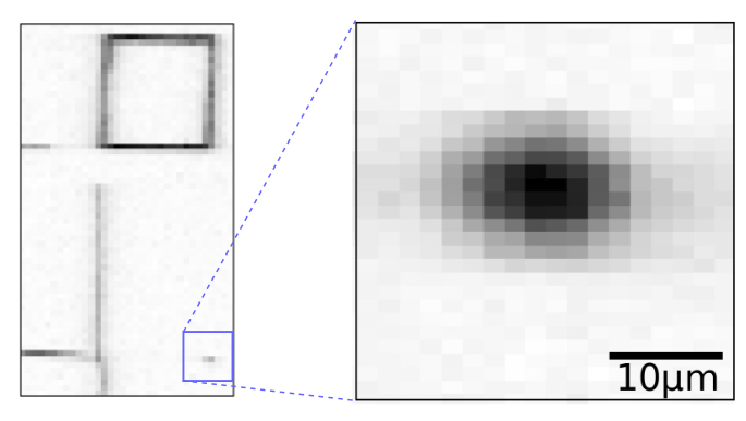 An illustration of the XY map of Au4F core level