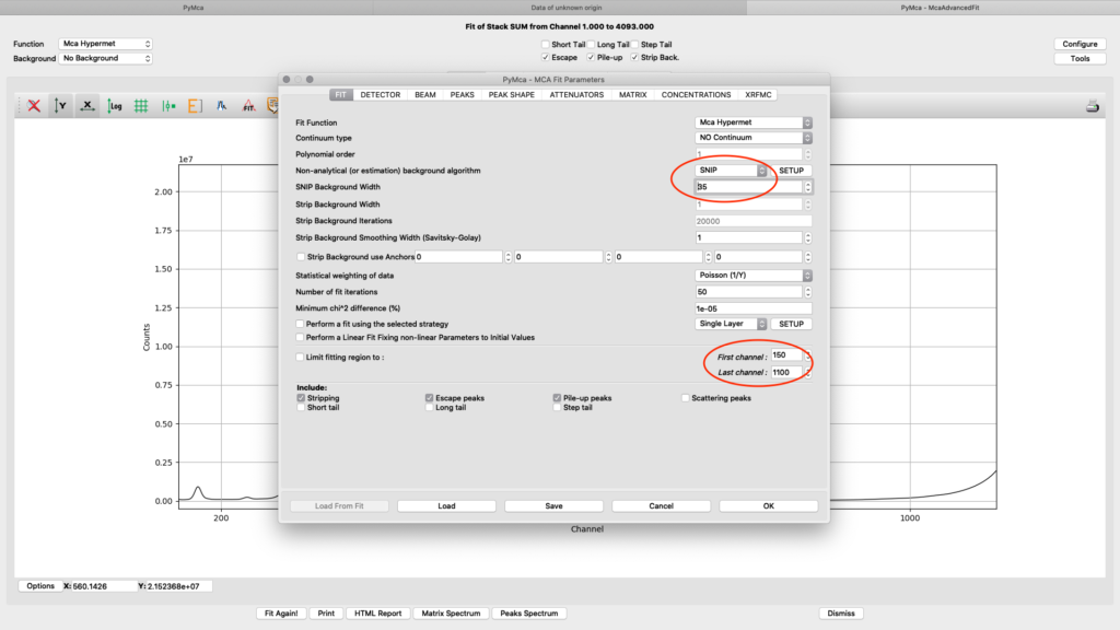 nanomax_pymca_config_fit_tab