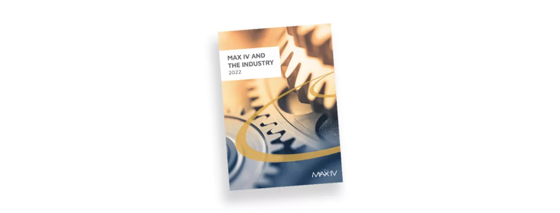The MAX IV and the Industry 2022 report displayed against a white background.