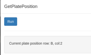 get plate position command