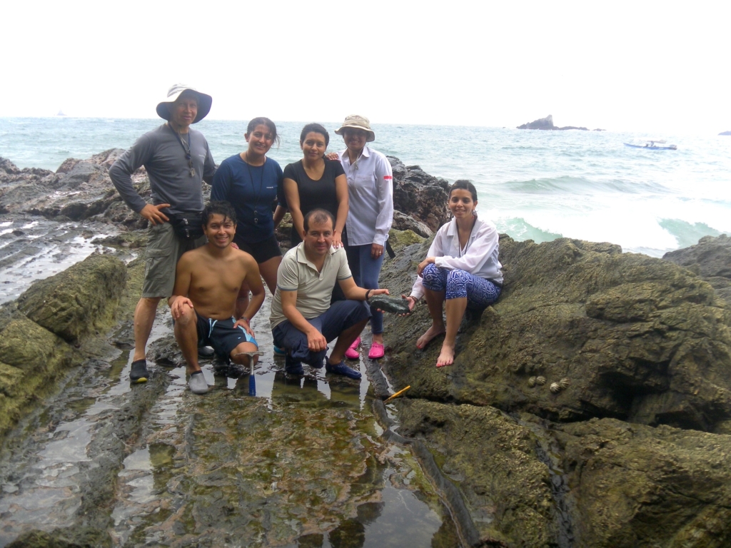 Hermann Bermudez, study co-author and research group, Gorgonilla island, Colombia