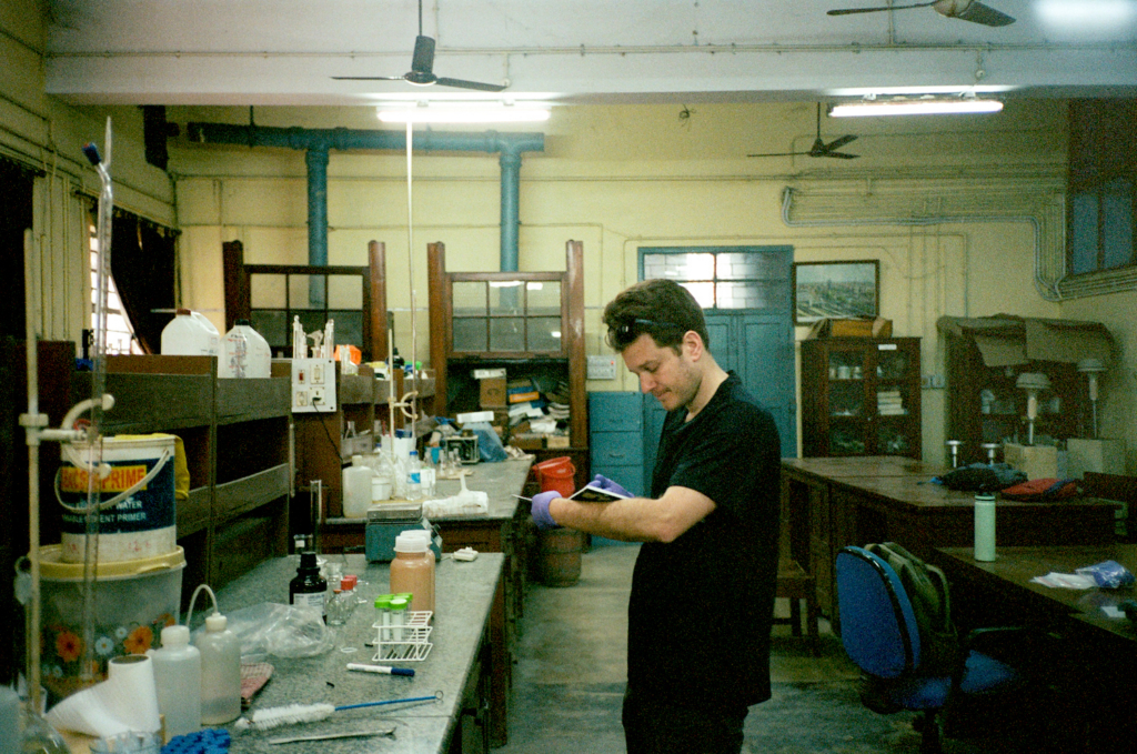 Case van Genuchten in the lab in India