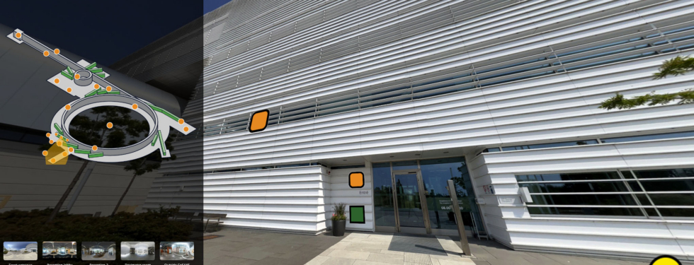 A screenshot view of MAX IV Virtual tour 2026